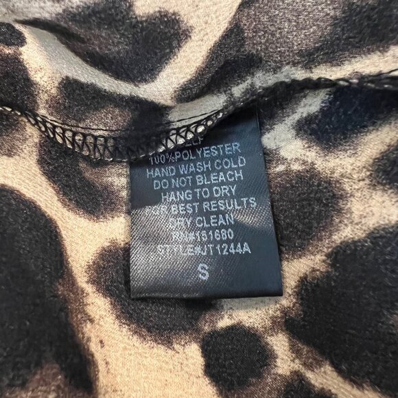 Storia NWT Camisole S Womens Animal Print Lace Trim Lightweight Top Size Small - Picture 9 of 10